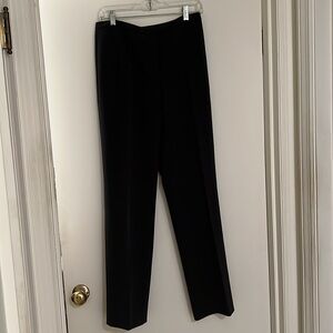 JONES NEW YORK COLLECTION WOMEN'S DARK GREY/BLACK LINED DRESS PANTS SIZE 4